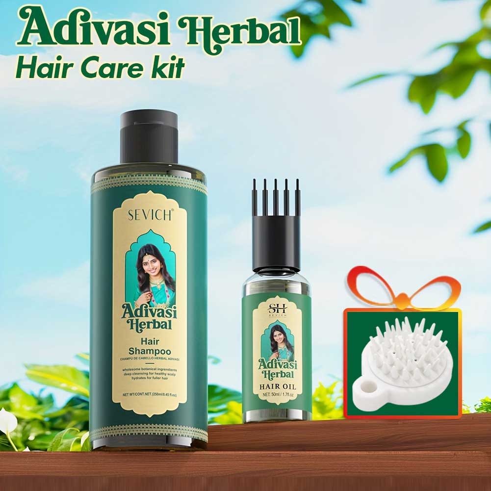 Hair Care India - SEVICH 허벌 모발 성장 오일 세트