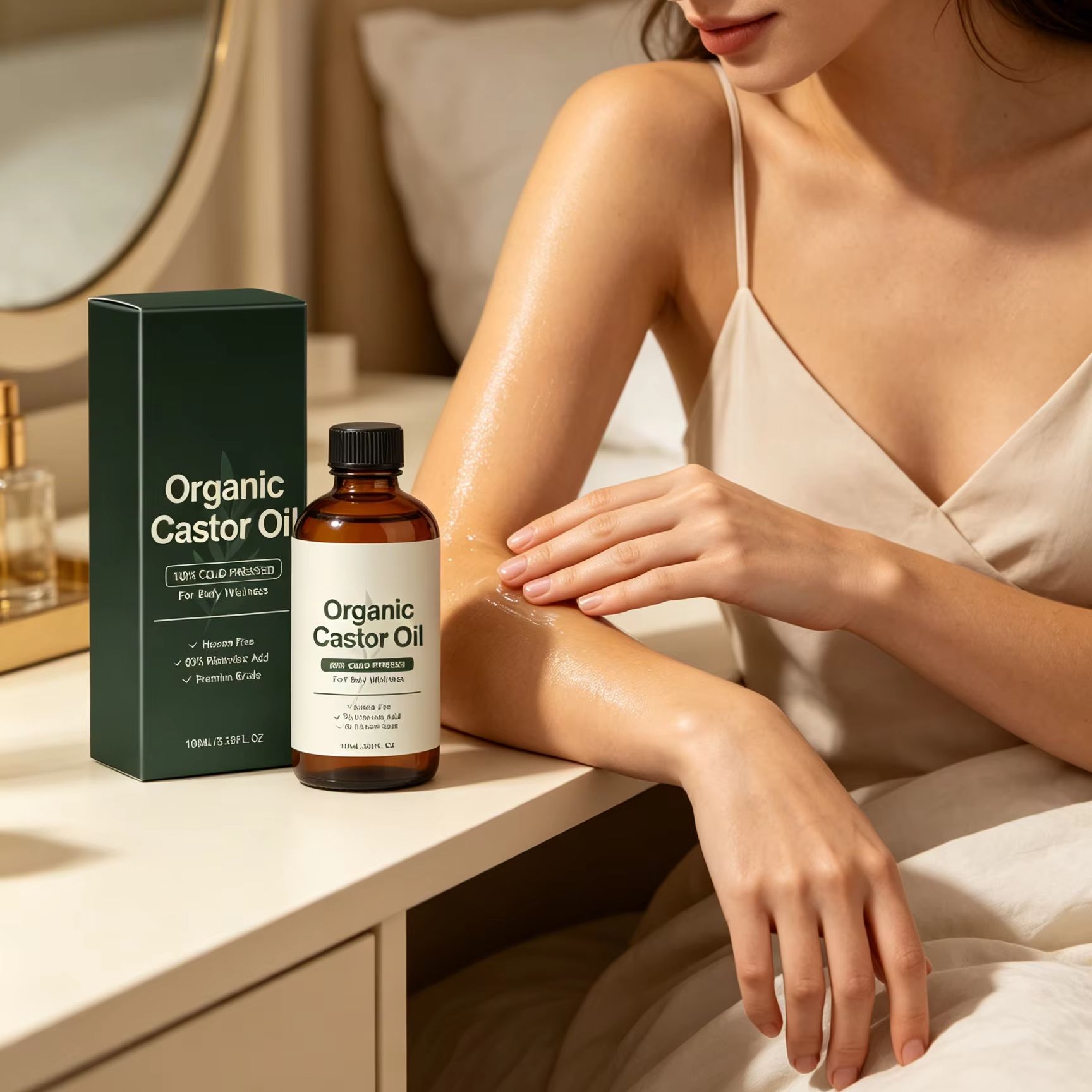 유기농 캐스터 오일 냉압착 딥 하이드레이션 탄력있는 피 - Castor Oil Cold Press 리뷰 및 가격