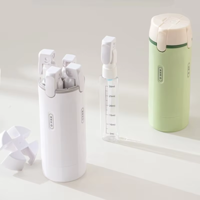 4 in 1 휴대용 누수 방지 여행용 병 디스펜서 세트 - Dry Shampoo Travel 리뷰 및 가격