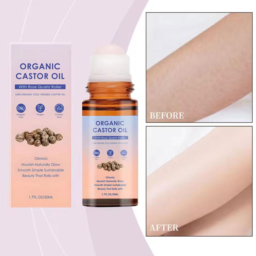 50ml 유기농 캐스터 오일 로즈 쿼츠 롤러볼 보습 피 - Castor Oil Cold Press 리뷰 및 가격
