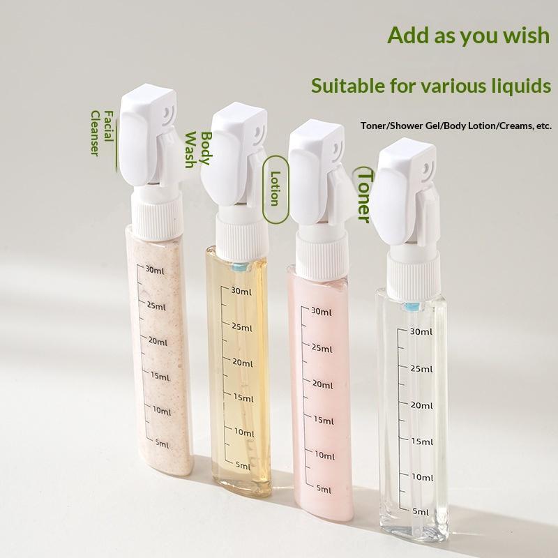 새지 않는 4 in 1 리필 가능 여행용 병 세트, 휴 - Dry Shampoo Travel 리뷰 및 가격