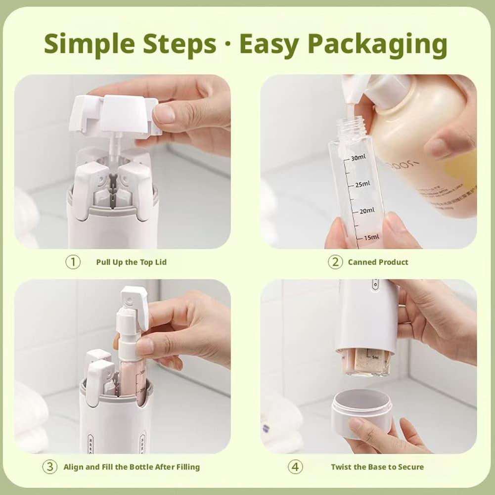 4개입 30ml 4-in-1 회전식 여행용 서브 용기  - Dry Shampoo Travel 리뷰 및 가격