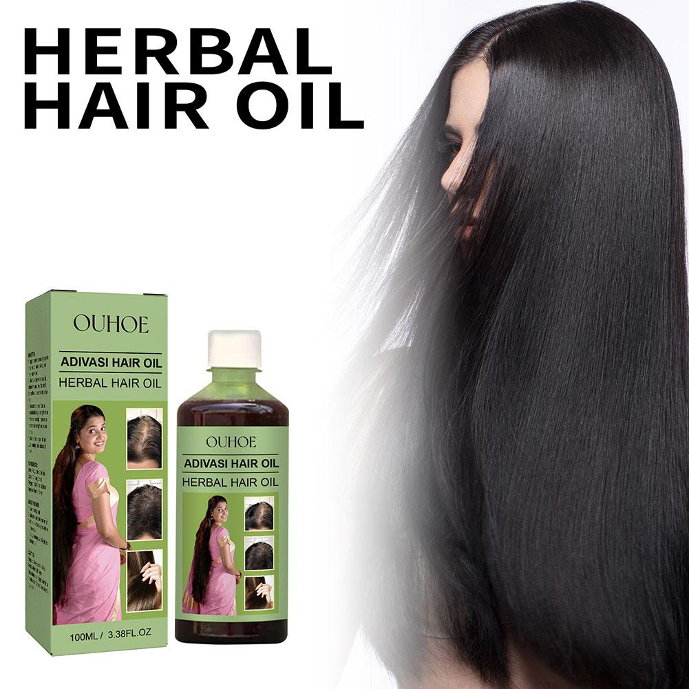 OUHOE 100ml 헤어 성장 오일 인도 아디바시 허 - Hair Care India 리뷰 및 가격