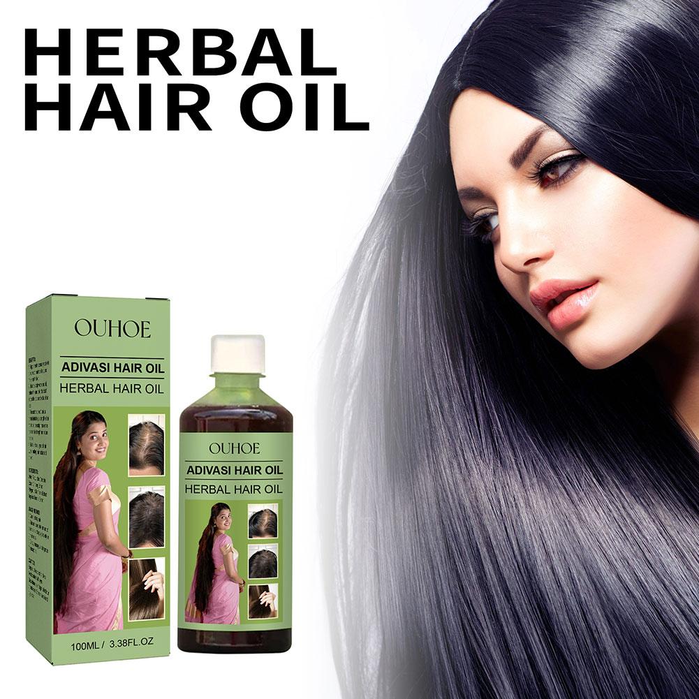 OUHOE 100ml 헤어 성장 오일 인도 아디바시 허 - Hair Care India 리뷰 및 가격